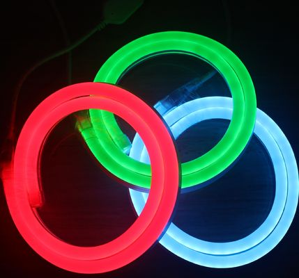 Fabrikanten rechtstreekse verkoop touwlamp hoogwaardige led neon flexibele strooklampen 11x18 mm blauw bedekking pvc