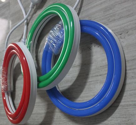 Fabrikanten rechtstreekse verkoop touwlamp hoogwaardige led neon flexibele strooklampen 11x18 mm blauw bedekking pvc