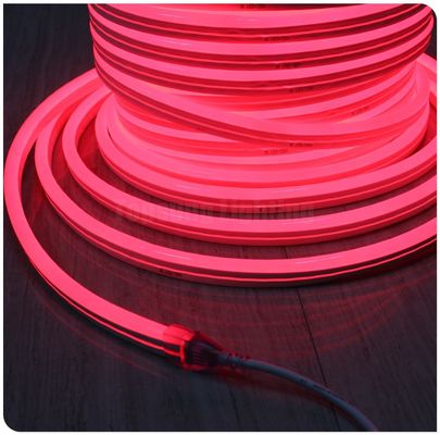 Hoogwaardige smd2835 flex led neon lichten strip 24v neon flexibele buis ultra dun 11x18mm rood Kleur jas PVC