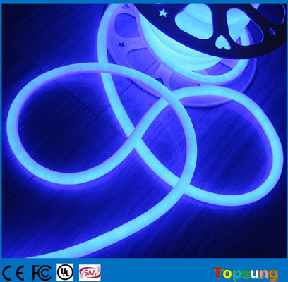 blauwe kleur mini rond neon flex 360 graden uitzenden 12V SMD2835 touw licht