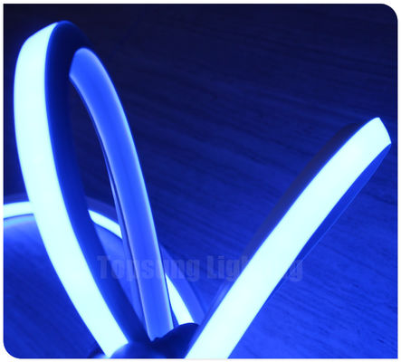 12v blauw Top-view Flat 16x16mm neonflex Vierkante led neon flex buis blauw SMD touwstrook neon lint decoratie