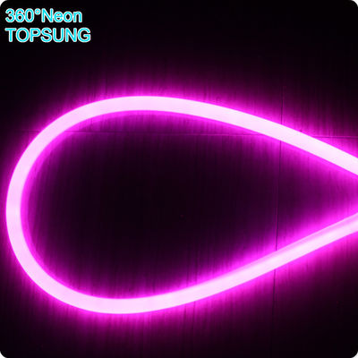 120v paarse led neon flexibele buis smd2835 120leds/m led neon flex rond licht 360 graden