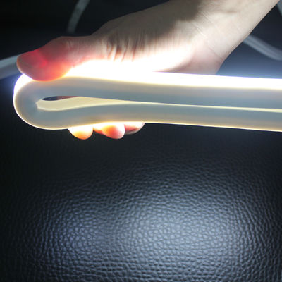 Nieuwe 12v witte siliconen flexibele neon-flex led touw verlichting vierkant 16x16mm anti-UV PVC neon strip top-view 2835 smd