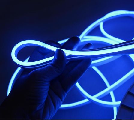24v blauw led neon band flex 2835 smd mini neon lampen string 6mm