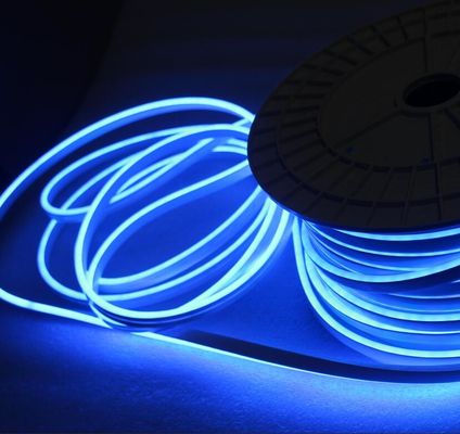 24v blauw geleid neon flex mini 6mm micro neon lichten 5cm snijden