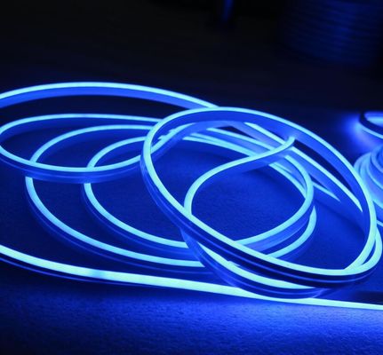 12v blauw geleid neon lint licht 6 * 12mm micro neon touw licht