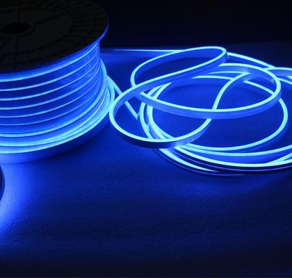 Hoge helderheidsstandaard en Mini neon waterdicht geleid flexibel licht, geleid neon licht 6W/m blauw