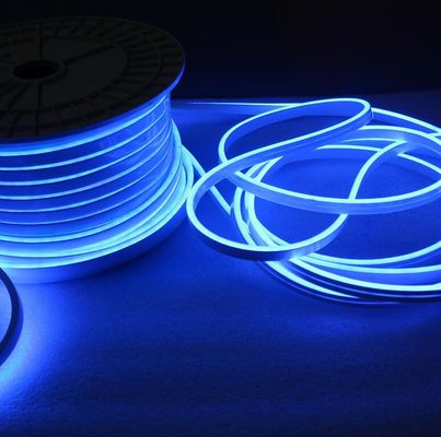 Hoge helderheidsstandaard en Mini neon waterdicht geleid flexibel licht, geleid neon licht 6W/m blauw