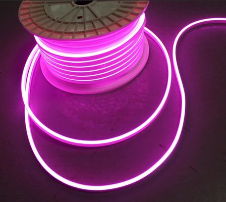 5 mm Roze Superflexibele LED Neon touw licht Outdoor Commercieel bord / Home Decor DC12V