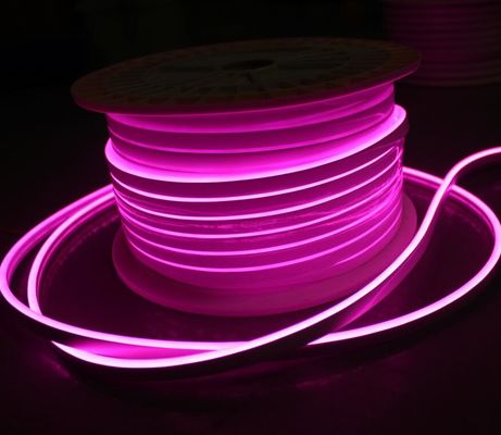 12v roze led neon flex mini 6mm 2835 smd lichtstrips