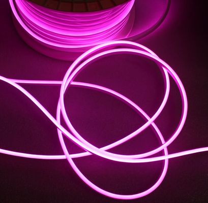 12v paarse mini flexibele neonbuisverlichting 6*13mm 2835 smd voor borden logo