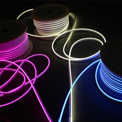 Fabrieksprijs waterdicht buitenshuis dun touwbuis 12V ultra dunne 6mm mini led neon flex