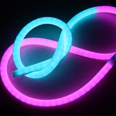Hoogwaardige DMX RGB Flexible LED Neon Pixel Dream Kleur lichtbuis 360 graden ronde strook
