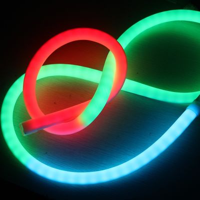 Ultra dunne 24v 360 graden mini led neon flex ip65 buis touw rgb dmx verlichting voor kamers
