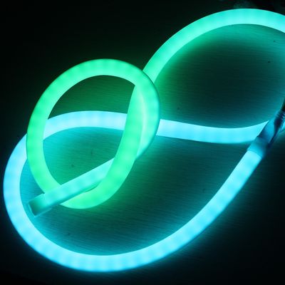 Ultra dunne 24v 360 graden mini led neon flex ip65 buis touw rgb dmx verlichting voor kamers