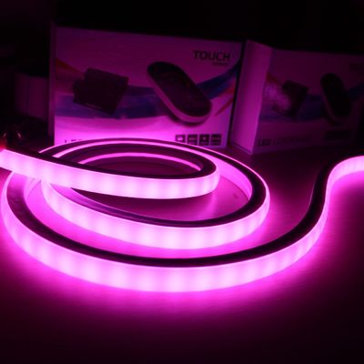 Digitaal knipperlicht SMD LED 5050 RGB met IC Neon 12V 17x17mm vierkante digitale neon-flex lichten