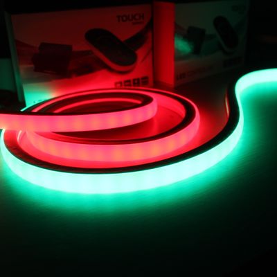 Digitaal RGB Kleur-DMX/SPI Led Rope Light Topview neon lint vierkant 17*17mm