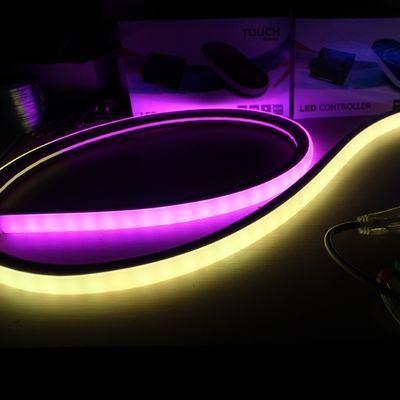 17x17mm vierkant digitaal SMD5050 RGB Flex LED Neon met perfect kleurmengeffect