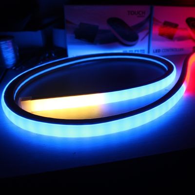 17x17mm vierkant digitaal SMD5050 RGB Flex LED Neon met perfect kleurmengeffect