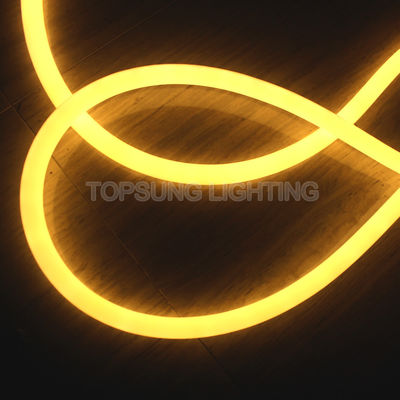 50m spoel Neo neon led flexibel neon strook licht 5050 waterdicht geel amber neon touw