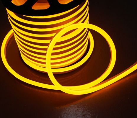 Hoge helderheid SMD2835 IP68 gele led neon flex band touw licht 110v
