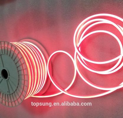 50m spoel rood 12V LED Neon Light SMD 2835 120Leds/M 6X12mm Flexible Lighting Waterdicht