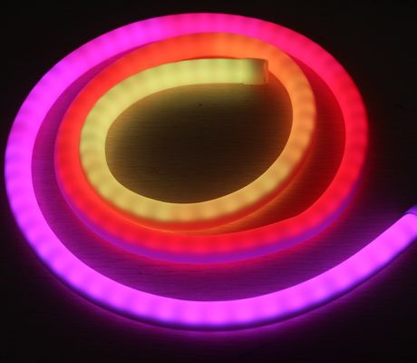 Programmabele digitale 360 graden ronde 12V Flexy Led Neon tube strips flexibel
