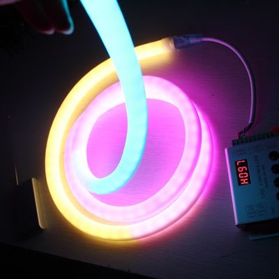 Custom Neon flexibele verlichting 24V Flex Rgb Pixel LED Neon 360 graden neon touw