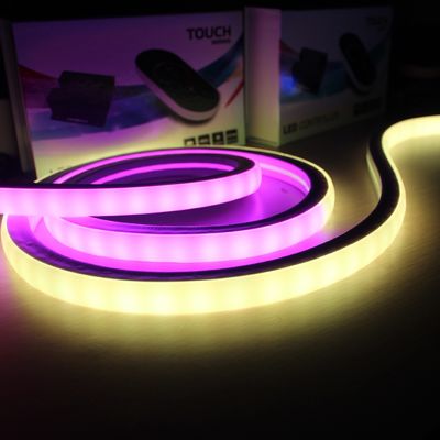 50m 24v siliconen Flexible Super Bright SPI Mix Kleuren Ip68 rgbw Led Neon Flex digitale achtervolging neon