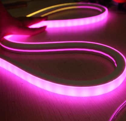RGB Kleur LED Neon Flexible Soft Neon digitale vierkant achtervolging LED neon strip