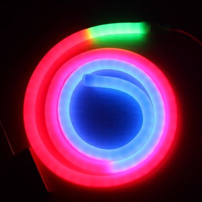 Full Color Changing Programmable DMX Led Flex Neon 360 led licht neon vervangende pixel buis