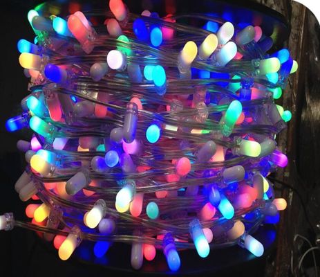 LED-lampstreng buiten 100m 12v rgb kleurveranderend led-fee-streng lichten kerstclipstrips