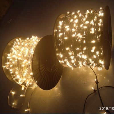 Gepersonaliseerde 2200K Kerst 12V LED Fairy Clip String Lampen voor Outdoor Tree Decoraties
