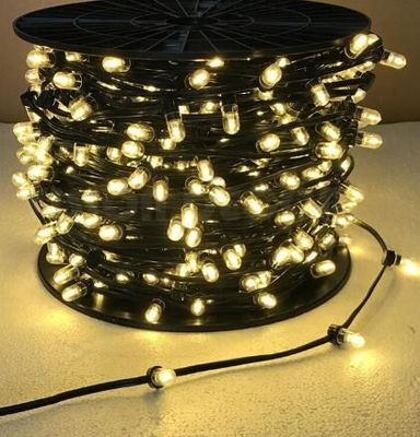 100m Outdoor Tree Decorative Donkergroen Draad Kerst 12V LED Fey Clip Lights led kerst
