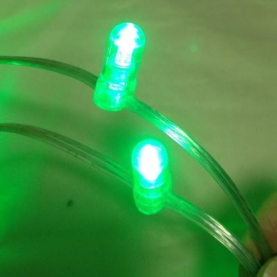 groen PVC kristal draad DC 12V clip licht 1000leds fee licht string 100m/roll led knoppen lichten