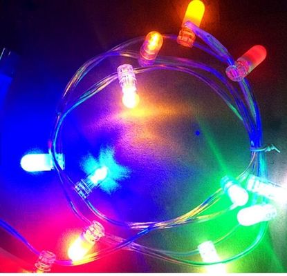 Buiten decoratieve kerstboom licht string 100m 666leds kleurveranderend 12V LED Clip lichten