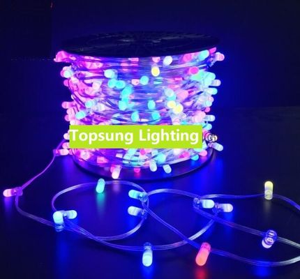 Fabrikant rgb multi kleur 100m led string IP65 12V knipperende led clip op licht voor AU