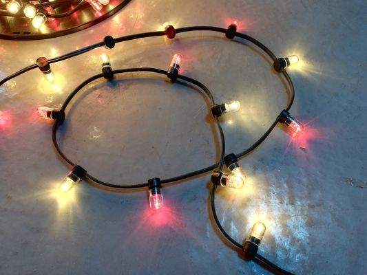 Kerstverlichting 100m string 1000 lampen 12v kristal strings rgb decoratie licht