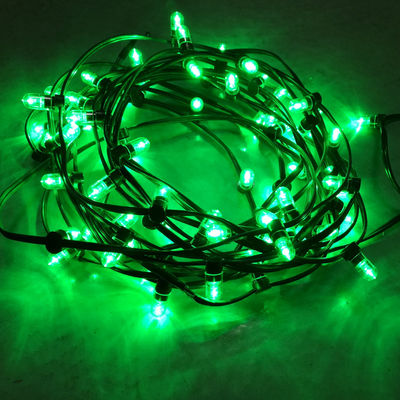 Buiten decoratieve kerstboom licht string 100m 666leds 12V LED Clip lichten groene lichten