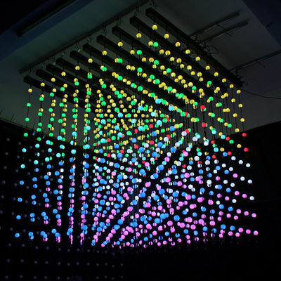 5m 25 dmx balstrengen led punt licht pixel 3d bol gordijn lichten programmeerbare decoratie