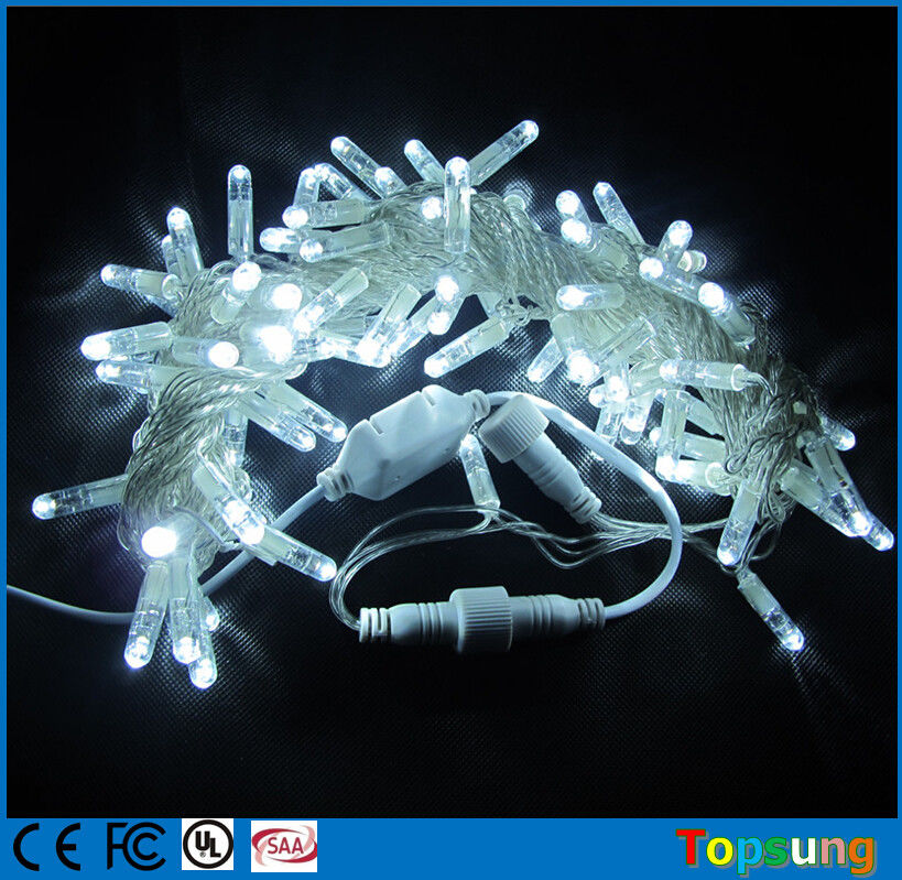 10m aansluitbaar Anti Cold wit geleid xmas decoraties lichten bubbel schelp 100 lampen